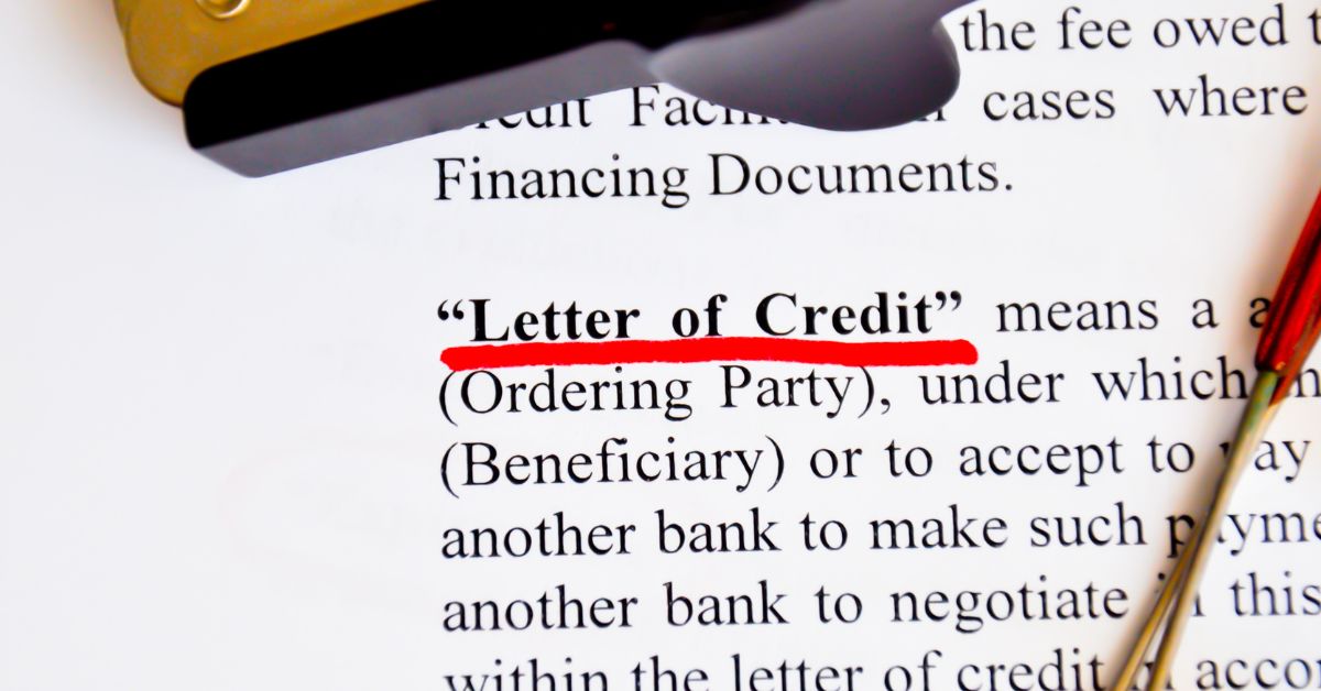Letter Of Credit 
